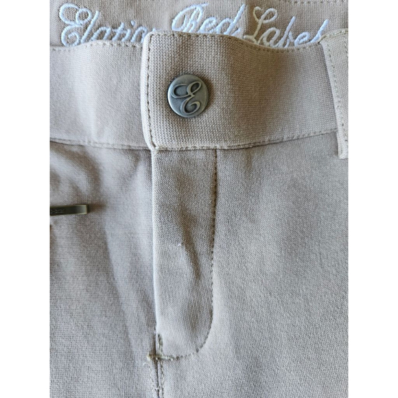 Girls Elation Red Label Riding Pants Size 8 Beige - Picture 7 of 11